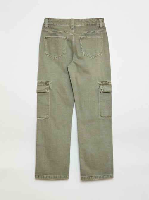 Pantaloni in denim multitasche - Kiabi