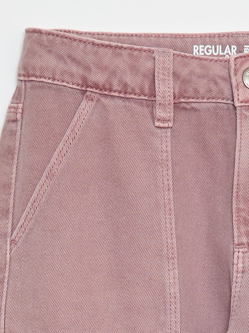 Pantaloni in denim multitasche Viola - Kiabi
