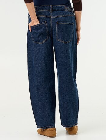 Pantaloni in denim premaman taglio barrel