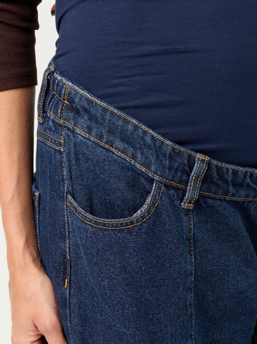 Pantaloni in denim premaman taglio barrel - Kiabi Pantaloni in denim premaman taglio barrel - Kiabi