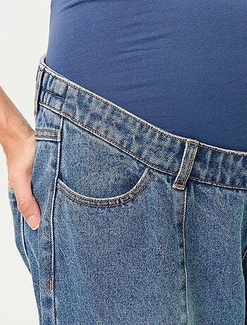 Pantaloni in denim premaman taglio barrel
