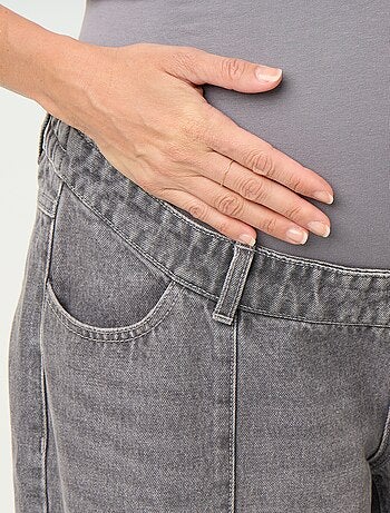 Pantaloni in denim premaman taglio barrel