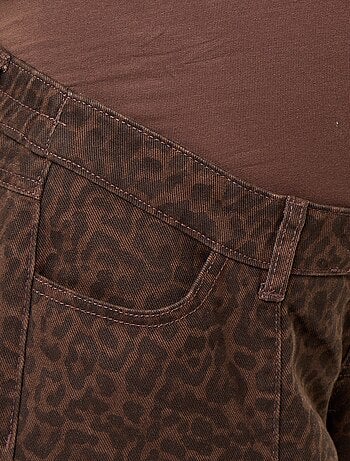 Pantaloni in denim premaman taglio barrel