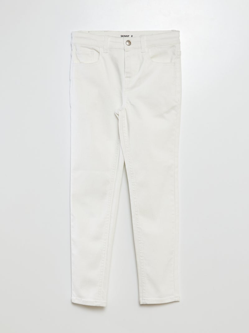 Pantaloni in denim skinny BIANCO - Kiabi