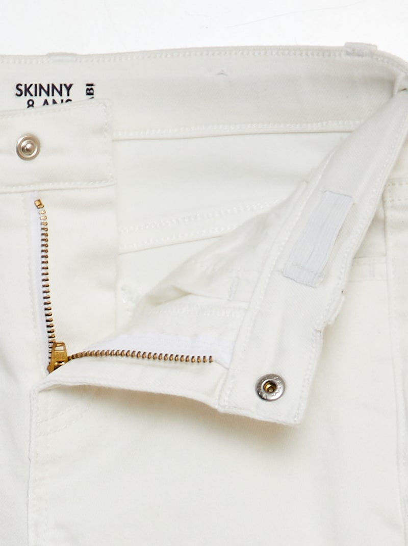 Pantaloni in denim skinny BIANCO - Kiabi