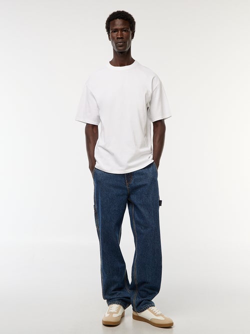 Pantaloni in denim stile carpentiere - Kiabi