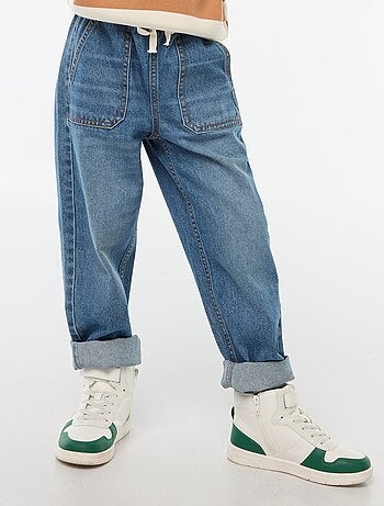 Pantaloni in denim stile joggers