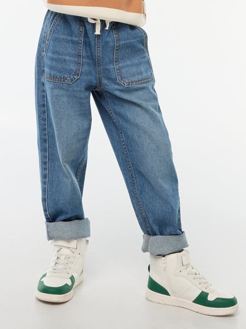 Pantaloni in denim stile joggers - Kiabi