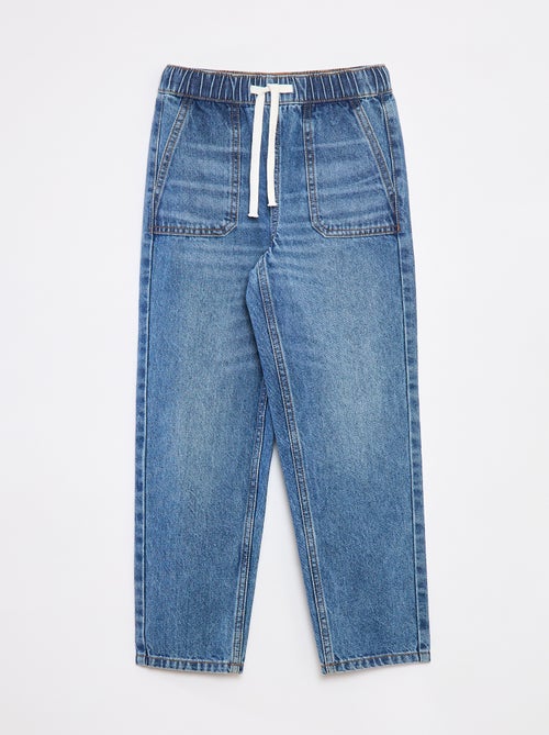 Pantaloni in denim stile joggers - Kiabi