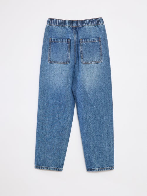 Pantaloni in denim stile joggers - Kiabi