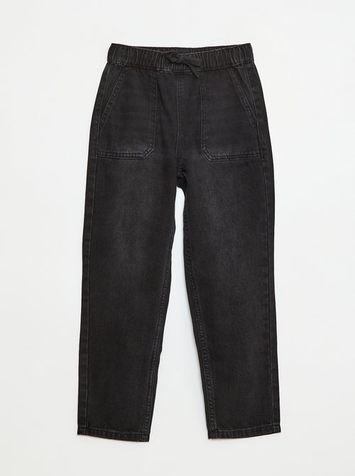 Pantaloni in denim stile joggers - Kiabi
