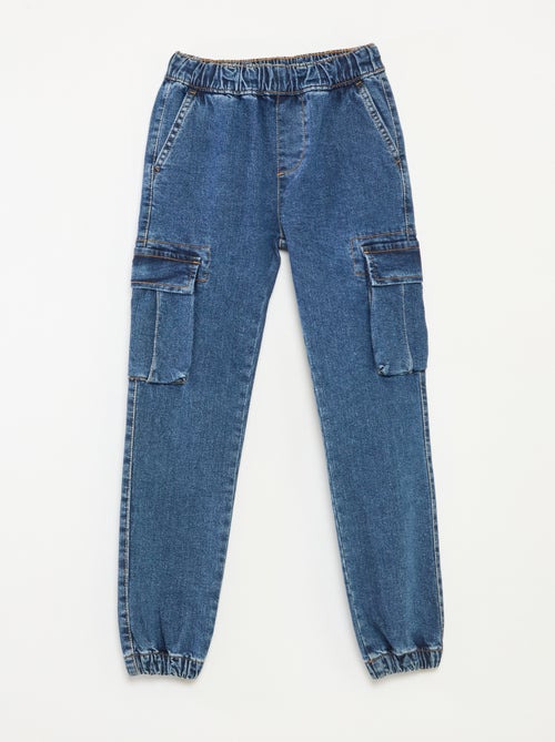 Pantaloni in denim stretch - Taglio più aderente - Kiabi