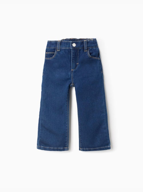 Pantaloni in denim svasati in comfort denim - Kiabi