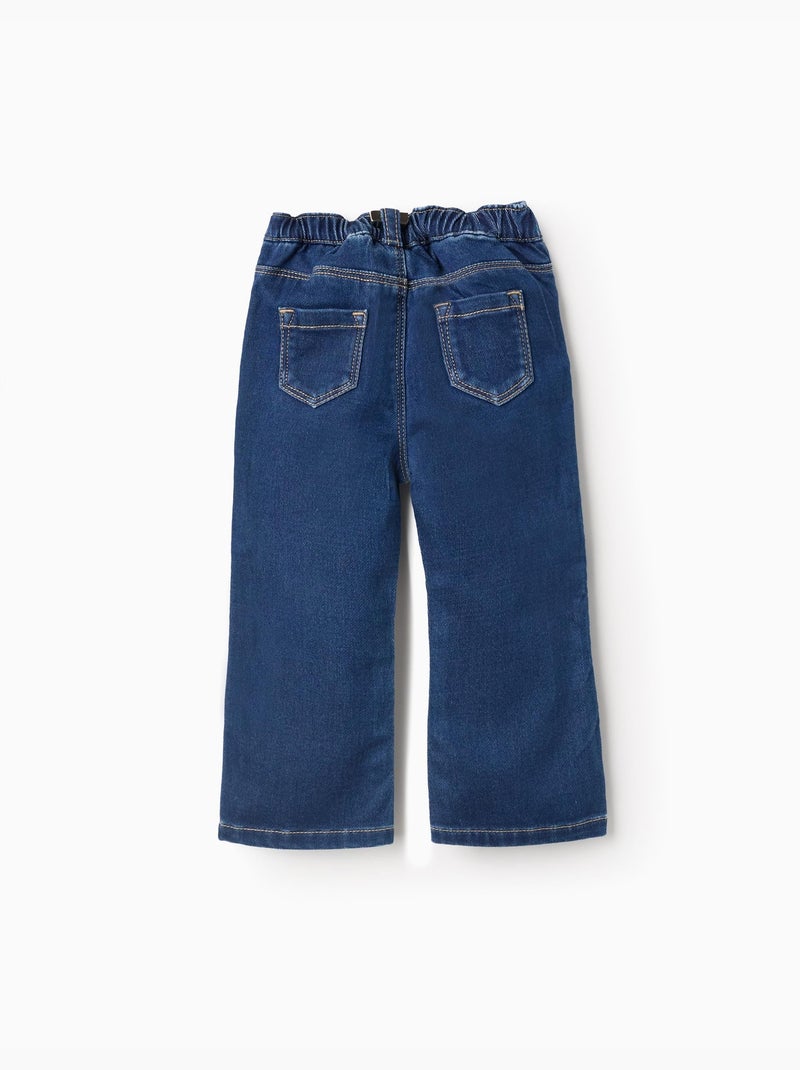 Pantaloni in denim svasati in comfort denim Blu Blu - Kiabi