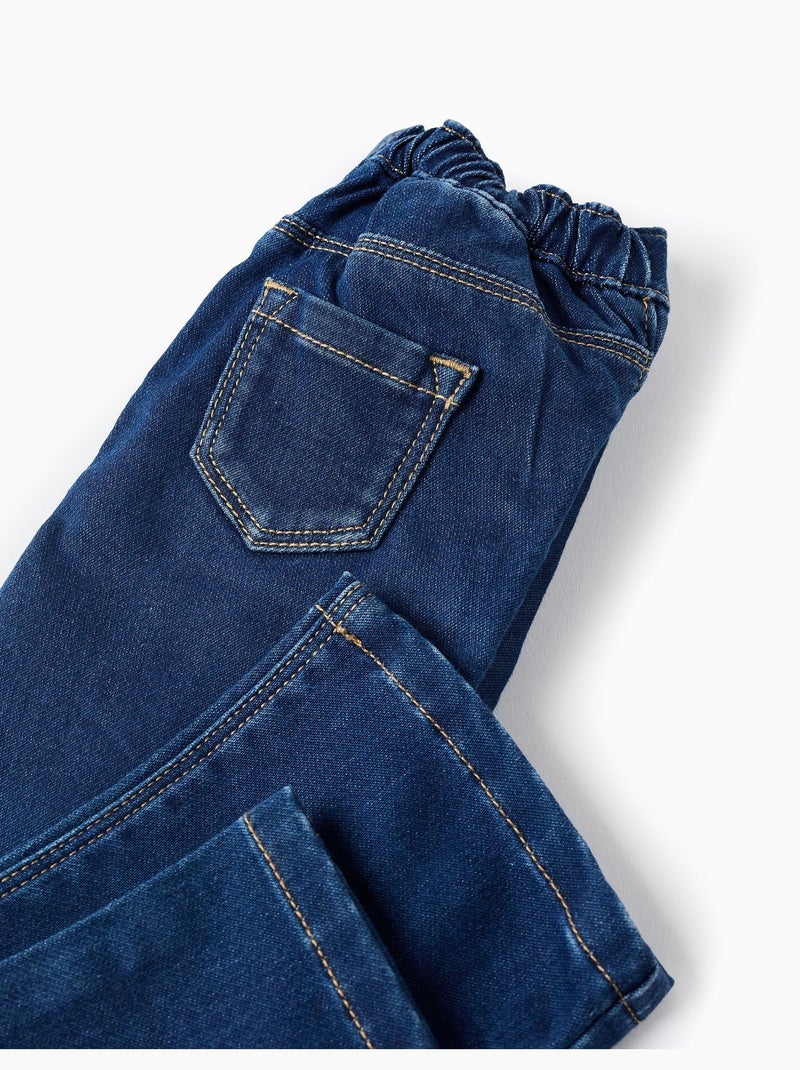 Pantaloni in denim svasati in comfort denim Blu Blu - Kiabi