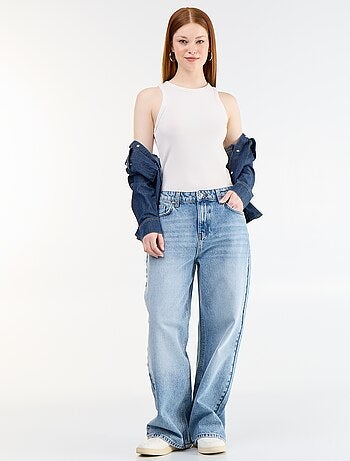 Pantaloni in denim taglio baggy