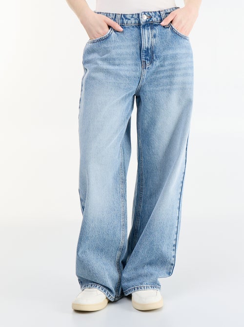 Pantaloni in denim taglio baggy - Kiabi