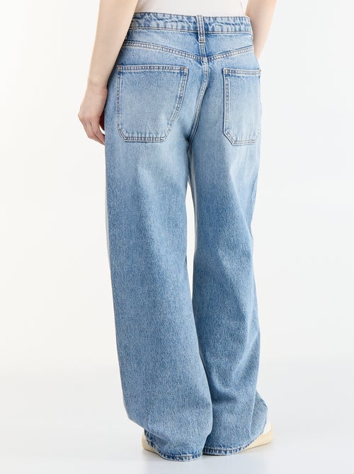 Pantaloni in denim taglio baggy - Kiabi