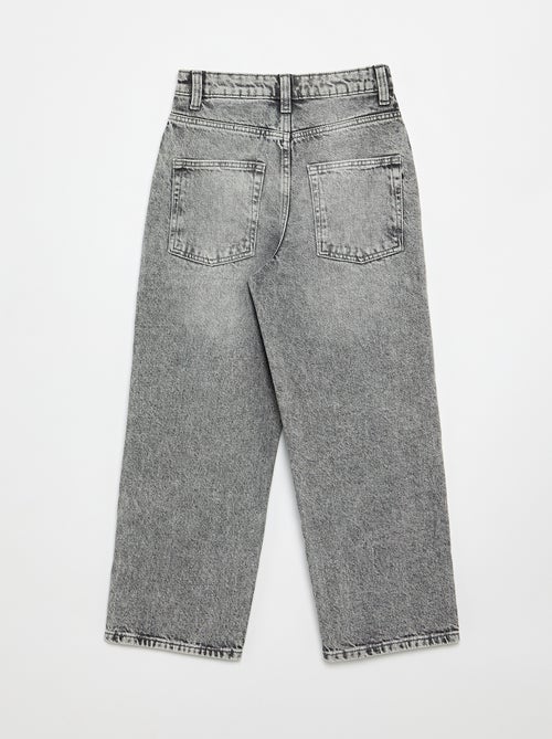 Pantaloni in denim taglio baggy - Kiabi