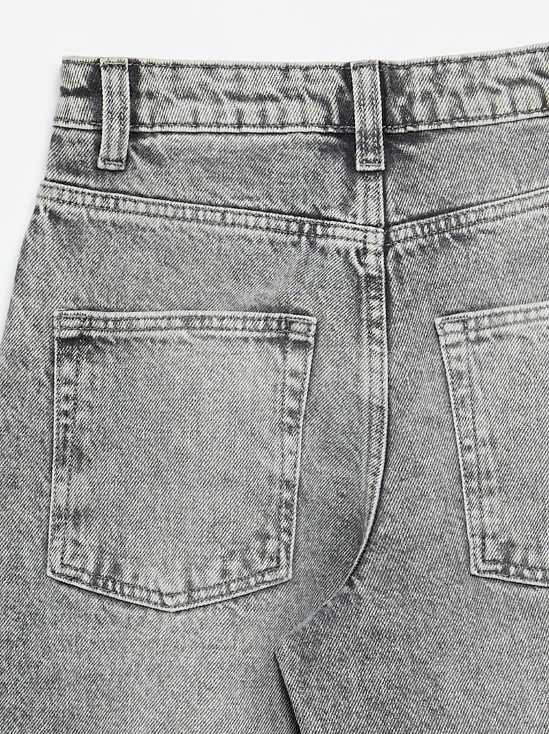 Pantaloni in denim taglio baggy Grigio - Kiabi