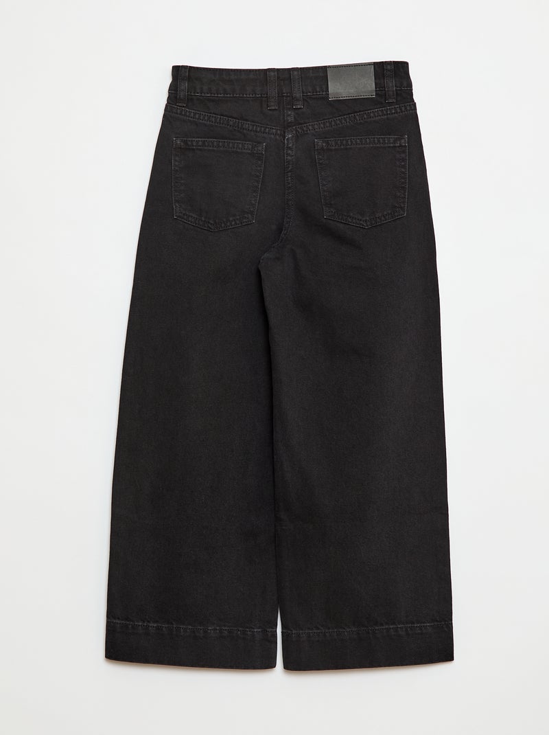 SHEIN Jeans a gamba larga in denim blu lavato per bambino in estate