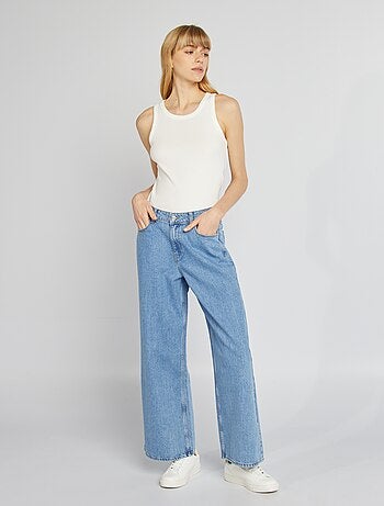 Pantaloni in denim wide leg - L28
