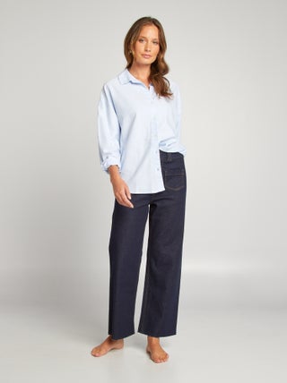 Pantaloni in denim wide leg - L28