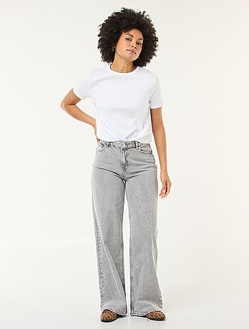Pantaloni in denim wide leg - L28