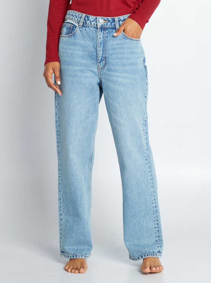 Pantaloni in denim wide leg BLU - Kiabi