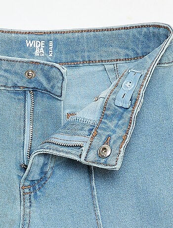 Pantaloni in jeans wide leg cropped
