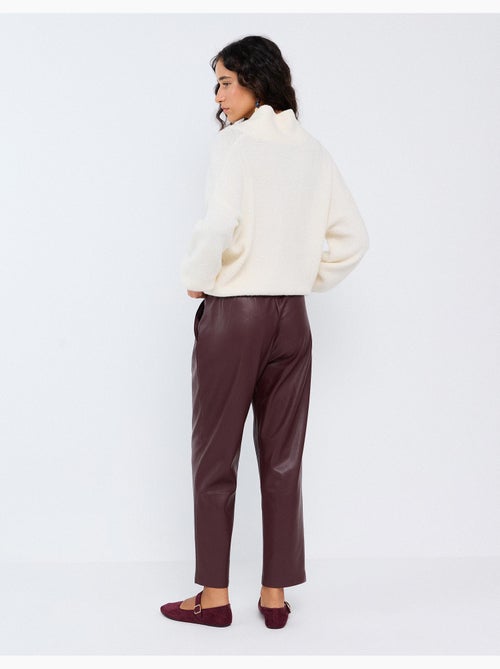 Pantaloni in ecopelle, mo fashion - Kiabi