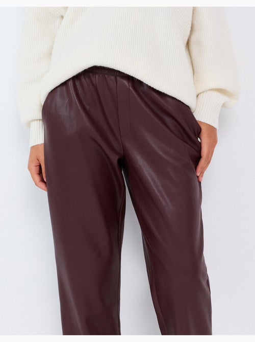 Pantaloni in ecopelle, mo fashion - Kiabi
