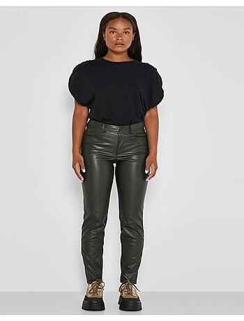Pantaloni in ecopelle Noisy May