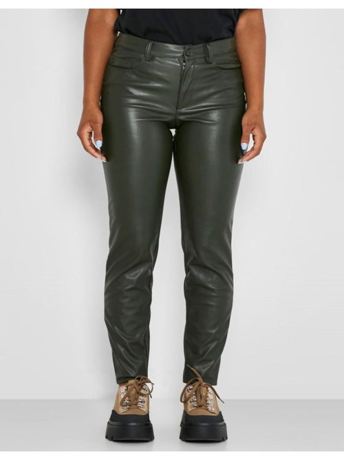 Pantaloni in ecopelle Noisy May - Kiabi