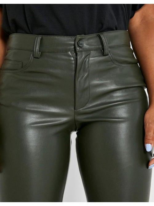 Pantaloni in ecopelle Noisy May - Kiabi