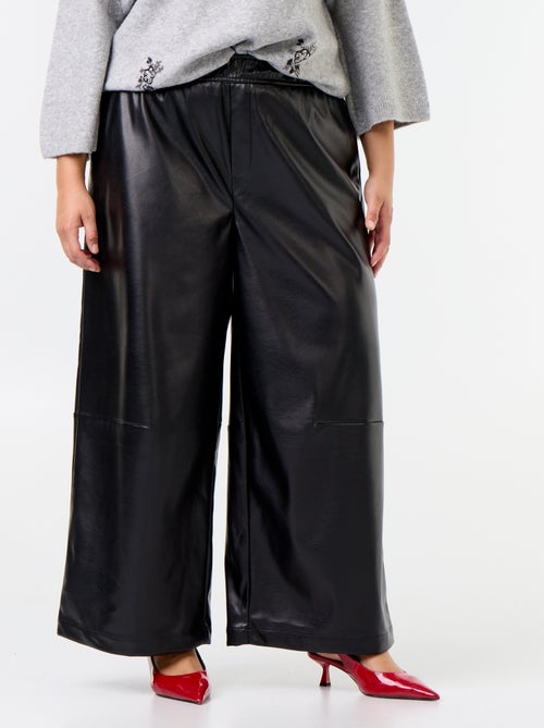 Pantaloni in finta pelle - Kiabi