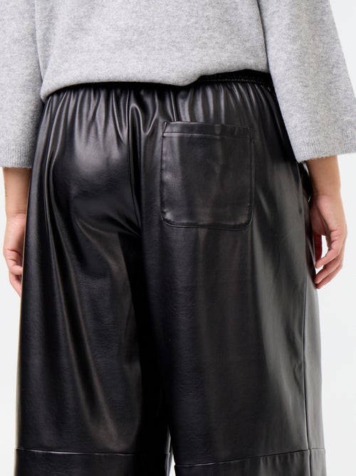 Pantaloni in finta pelle - Kiabi