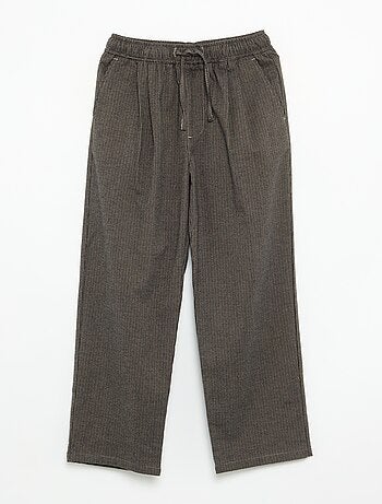 Pantaloni in flanella a quadri