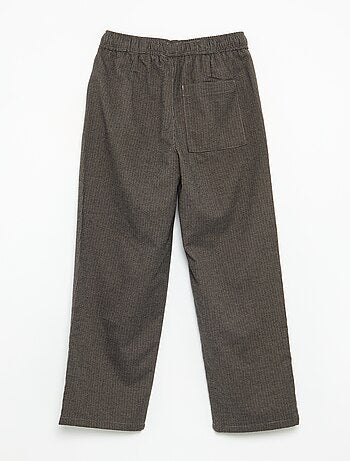 Pantaloni in flanella a quadri