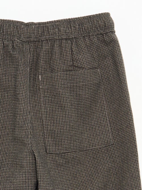 Pantaloni in flanella a quadri - Kiabi
