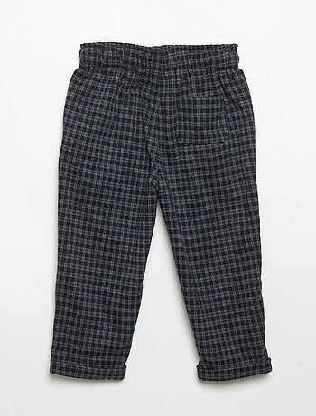 Pantaloni in flanella garzata