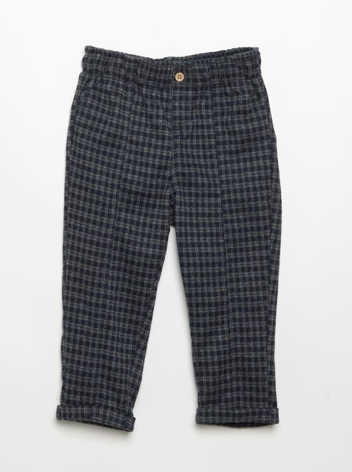 Pantaloni in flanella garzata - Kiabi Pantaloni in flanella garzata - Kiabi