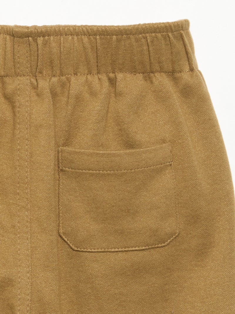 Pantaloni in flanella garzata Verde - Kiabi