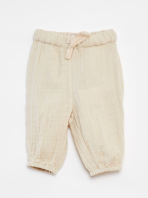 Pantaloni in garza di cotone con vita regolabile 'Name It' - Kiabi