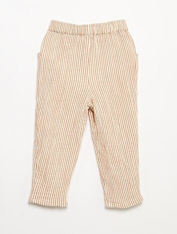 Pantaloni in garza di cotone