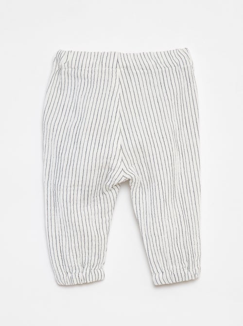 Pantaloni in garza di cotone Name it - Kiabi