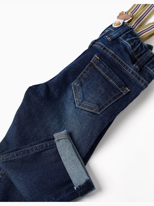 Pantaloni in jeans con bretelle rimovibili - Kiabi Pantaloni in jeans con bretelle rimovibili - Kiabi