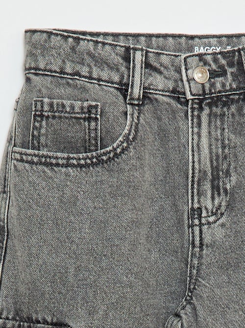 Pantaloni in jeans multitasche - Kiabi