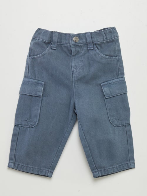 Pantaloni in jeans paperbag - Kiabi