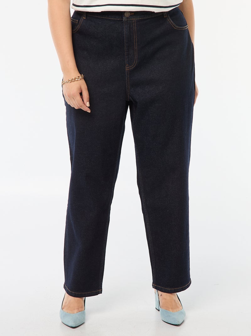 Pantaloni in jeans stretch straight Blu - Kiabi